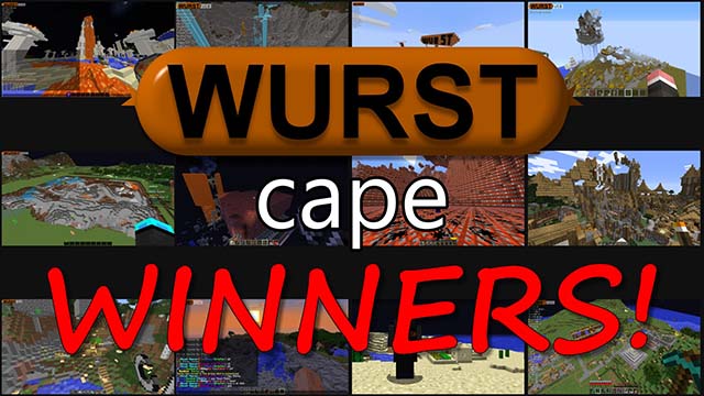 Minecraft 1.8.3 #WurstCape Taco Cape Giveaway Winners!